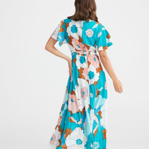 Tropics Wrap Dress