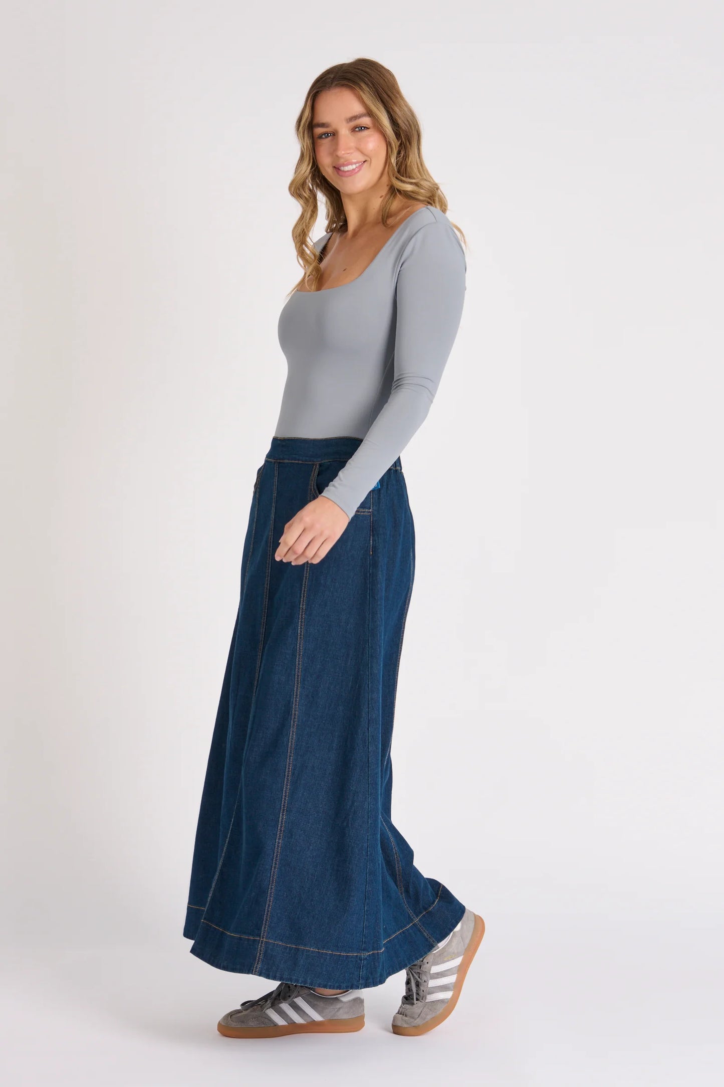 A-Line Maxi Skirt