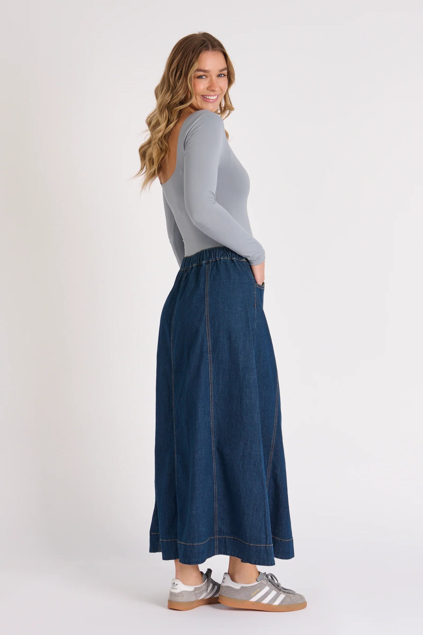 A-Line Maxi Skirt