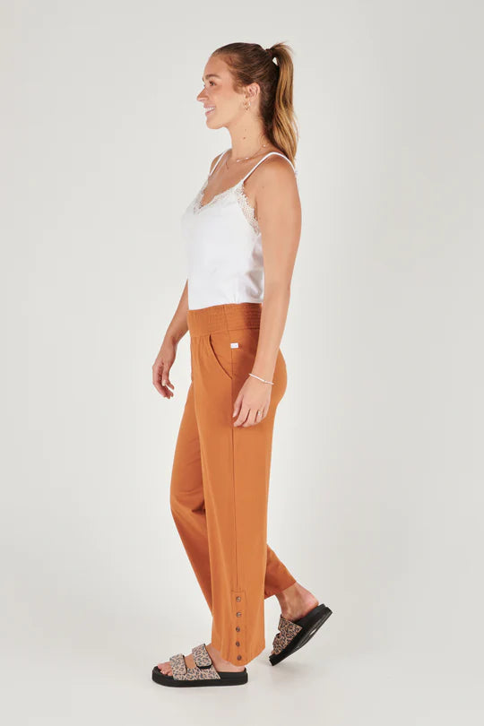 Shirred Waistband Pant