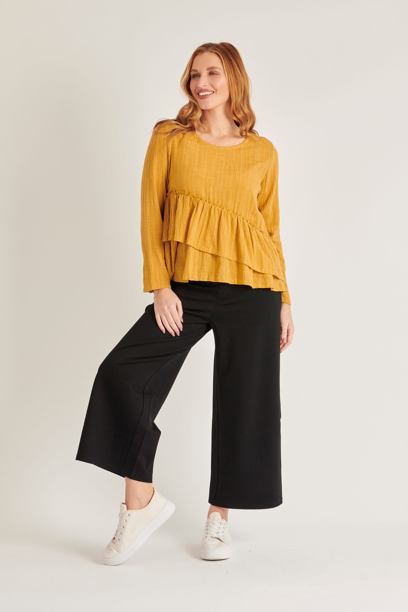 Asymmetric Frill Top