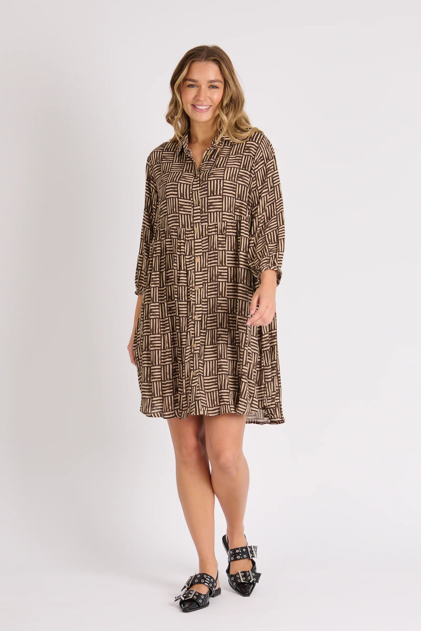 E&D Button Through Dress