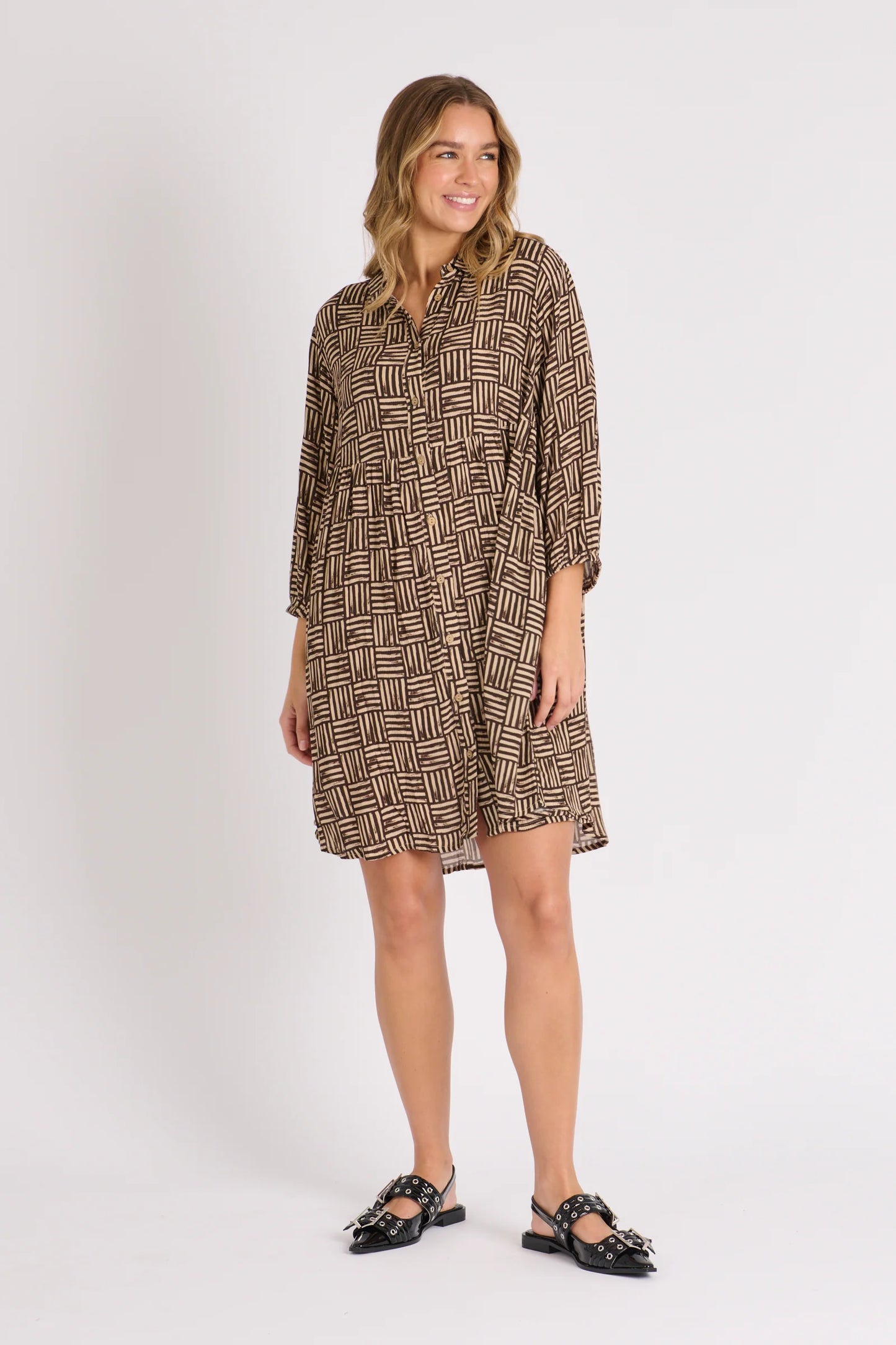 E&D Button Through Dress