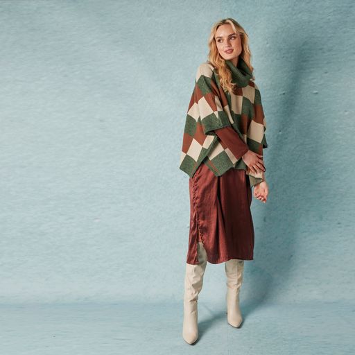 Roll Neck Poncho