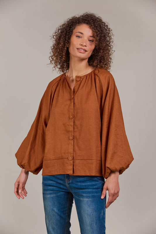 Laax Button Blouse