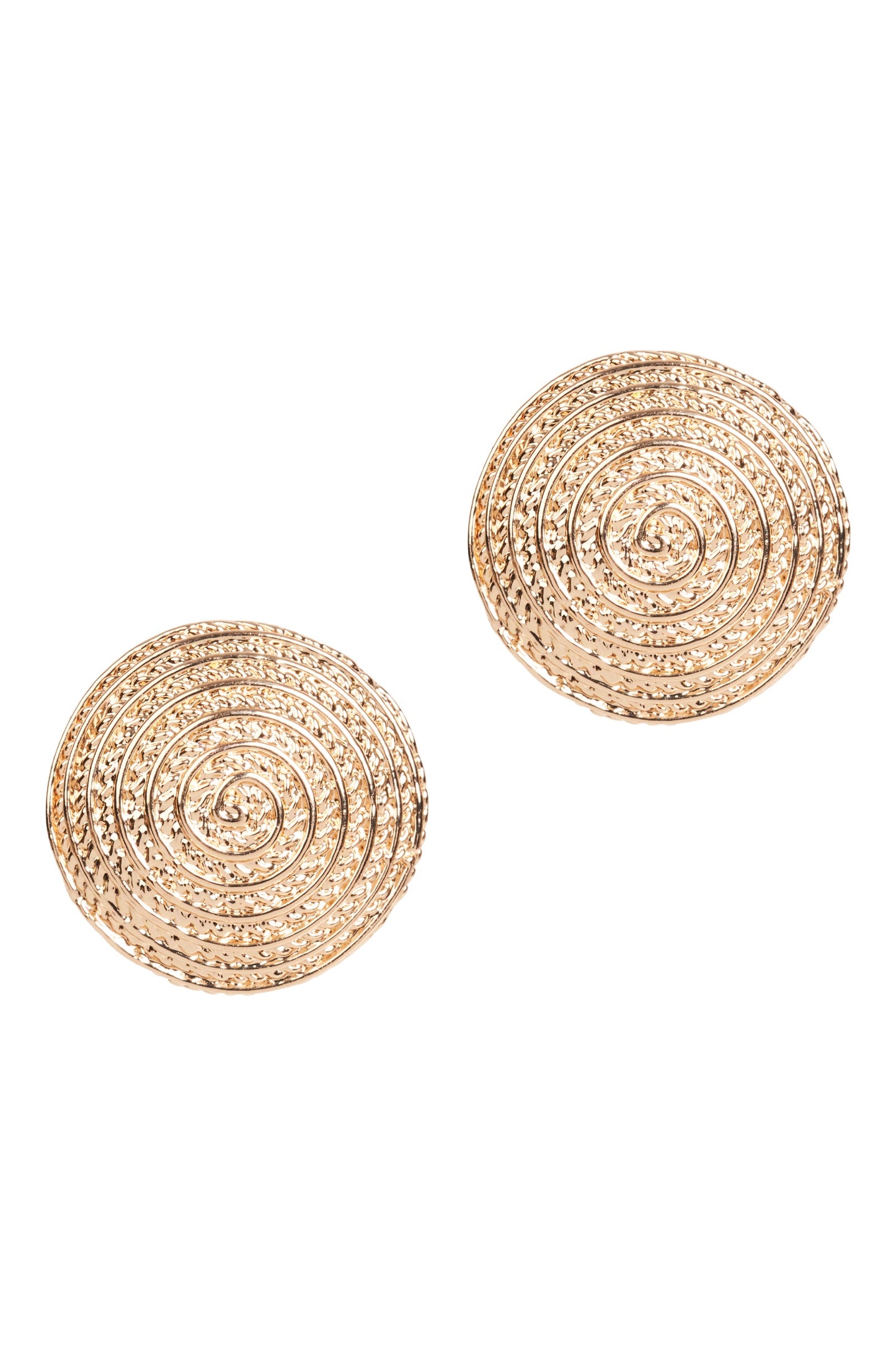 Aman Round Earrings