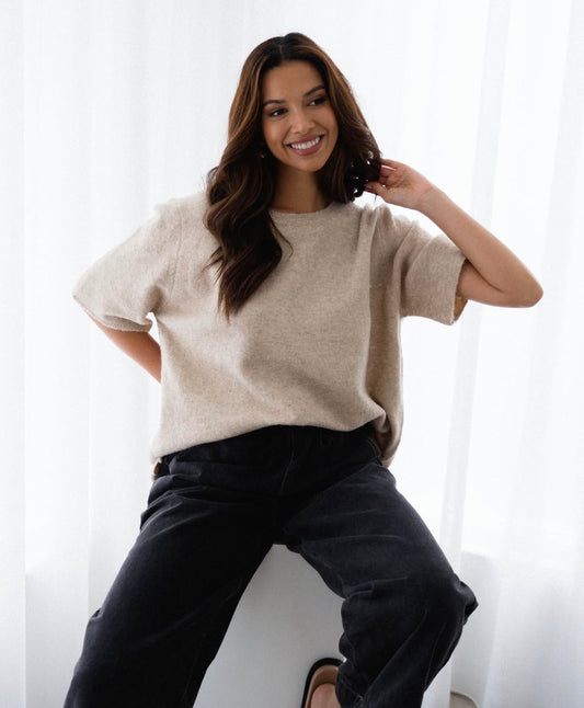 Anna Short Sleeve Knit