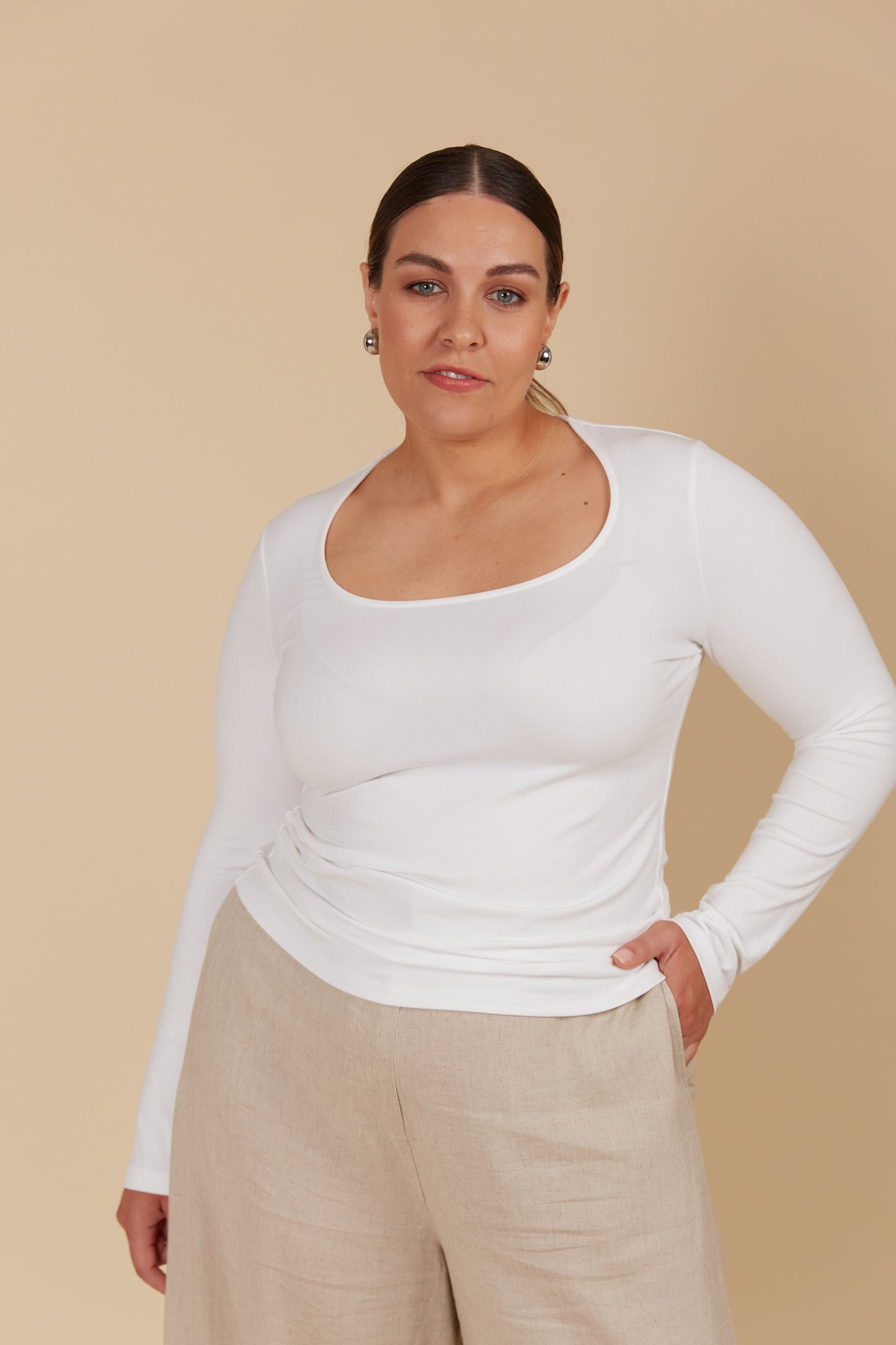 Naria Scoop Neck Top