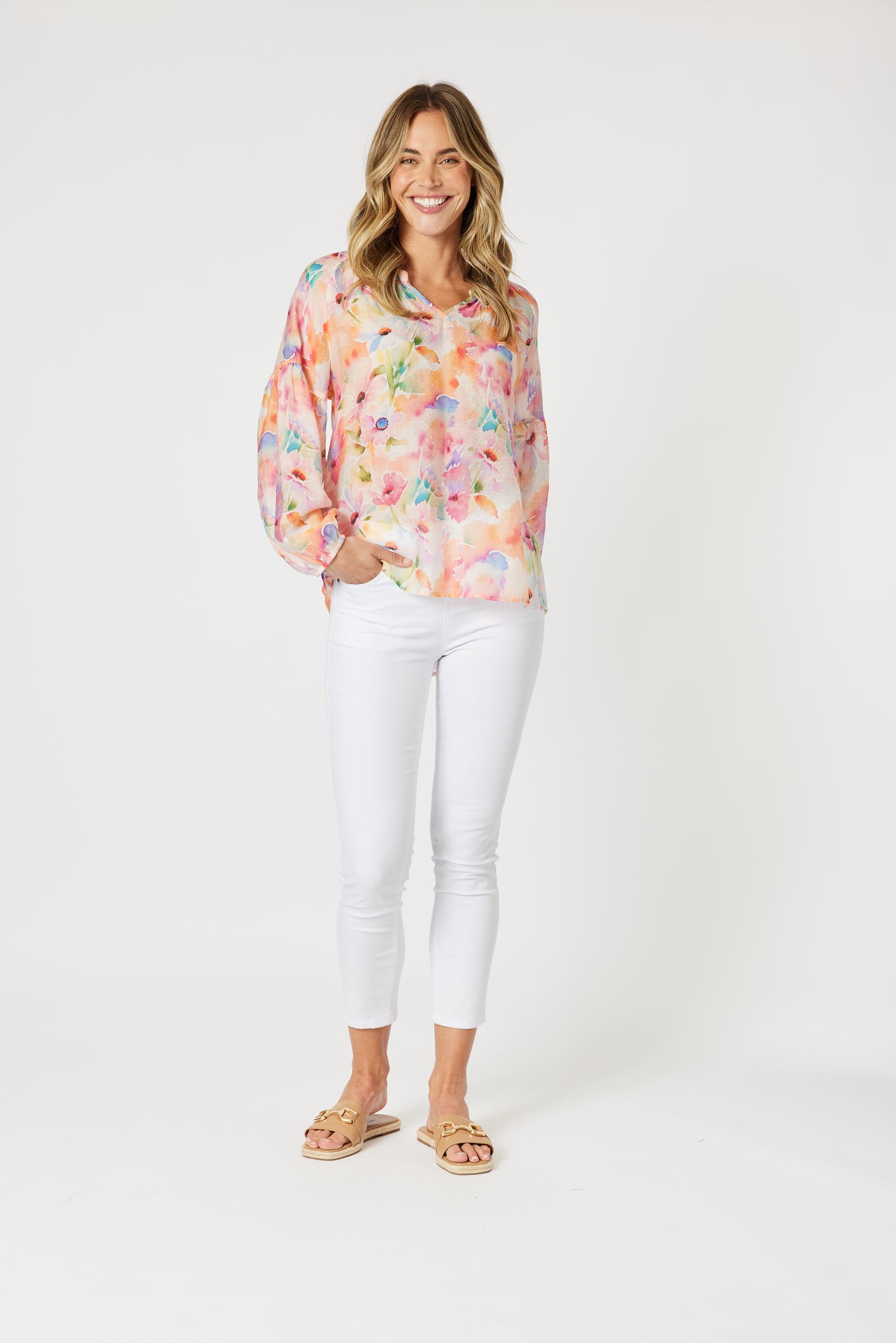 Spring Floral Top