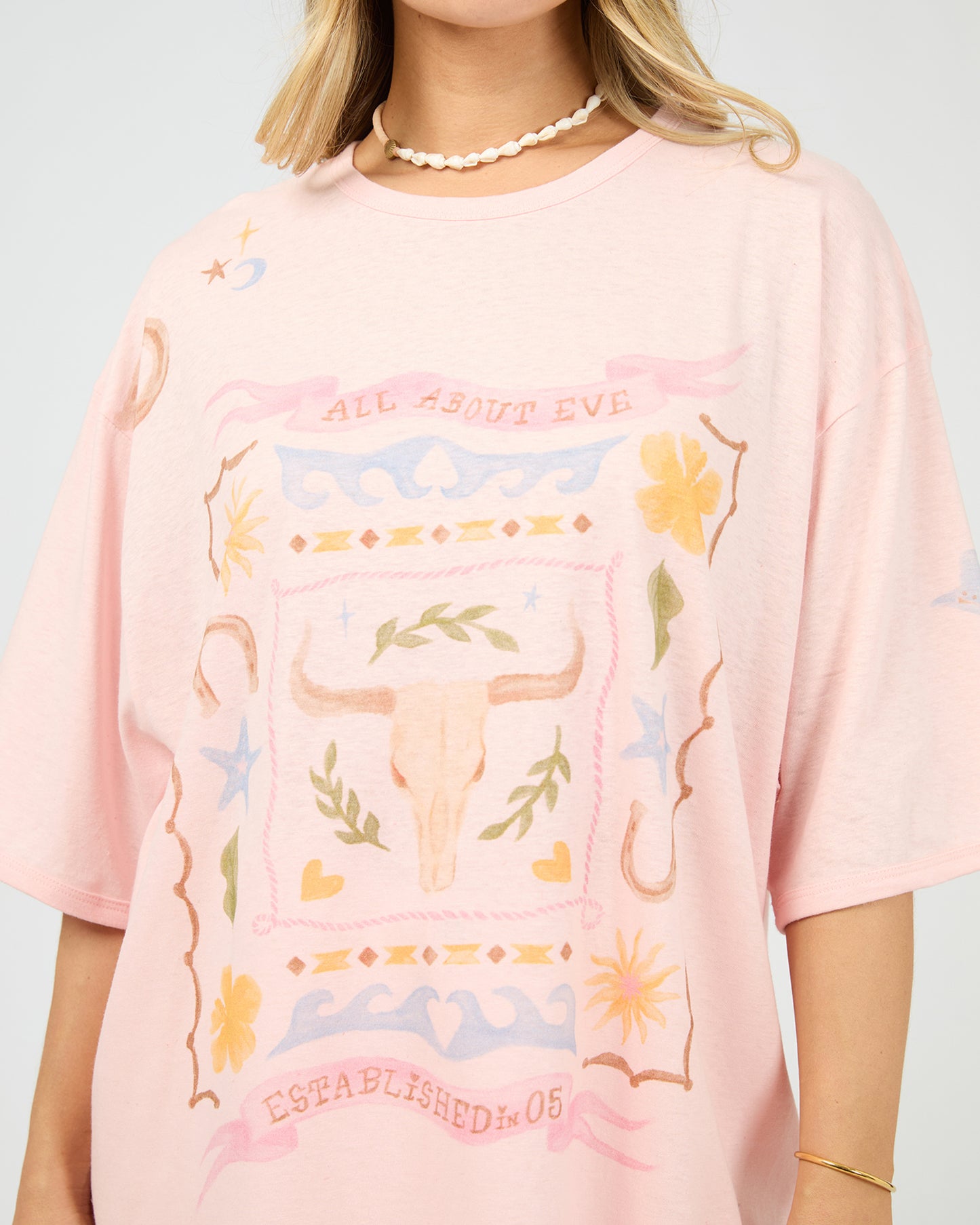 Aloha Howdy Oversized Tee