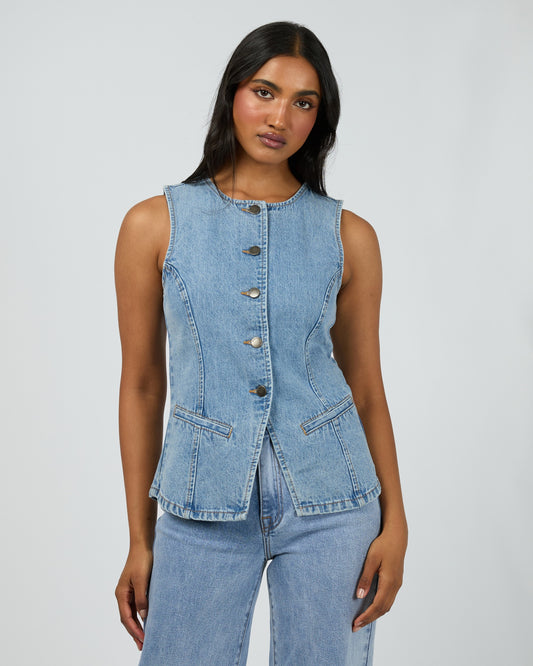 Lena Denim Vest
