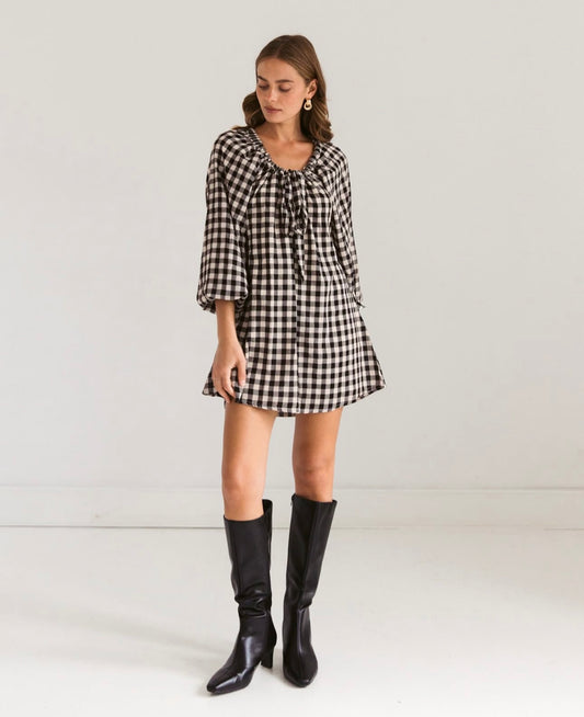 Claudia Gingham Dress