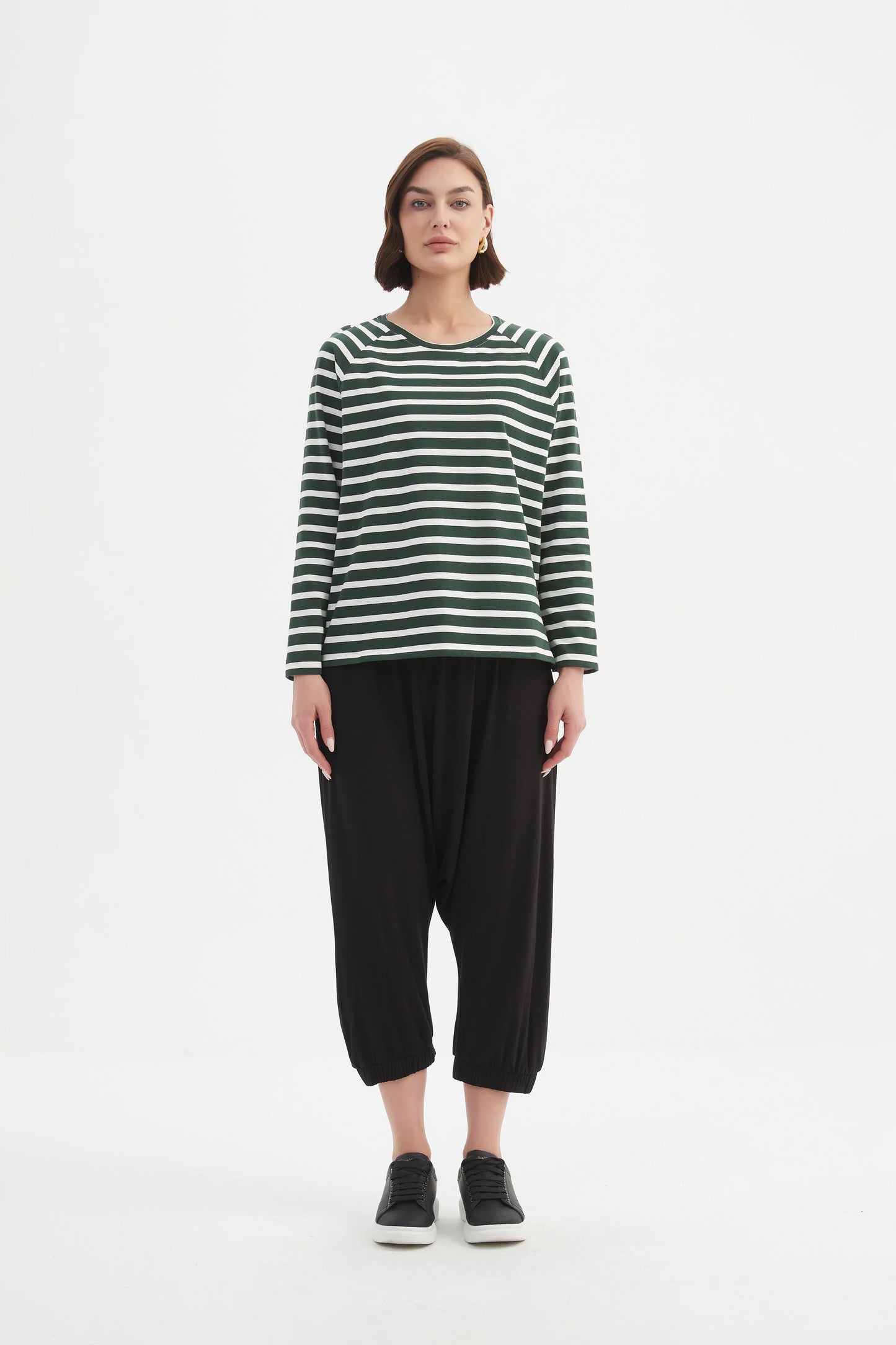 Stripe Long Sleeve Weekend T-Shirt