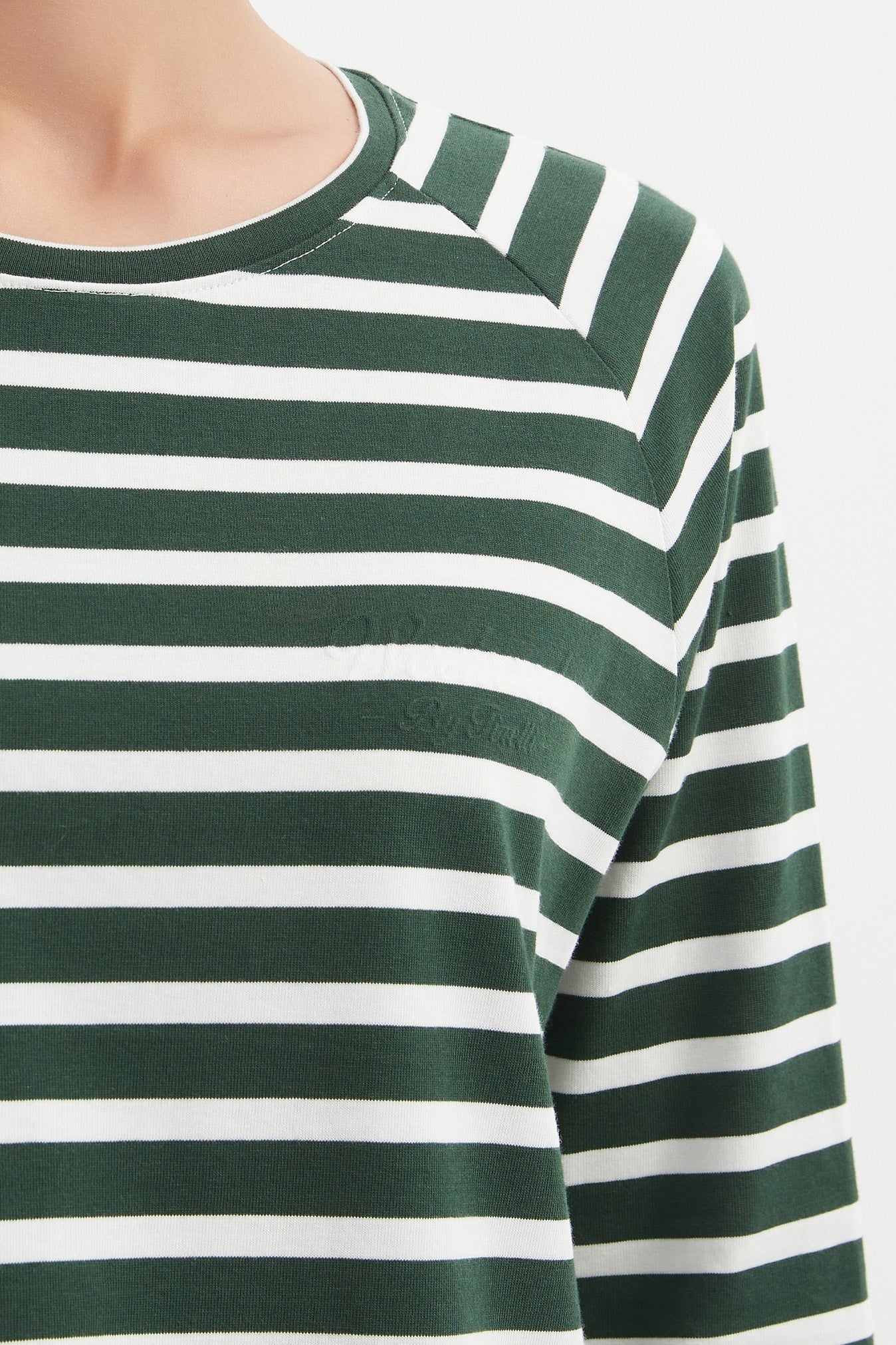 Stripe Long Sleeve Weekend T-Shirt