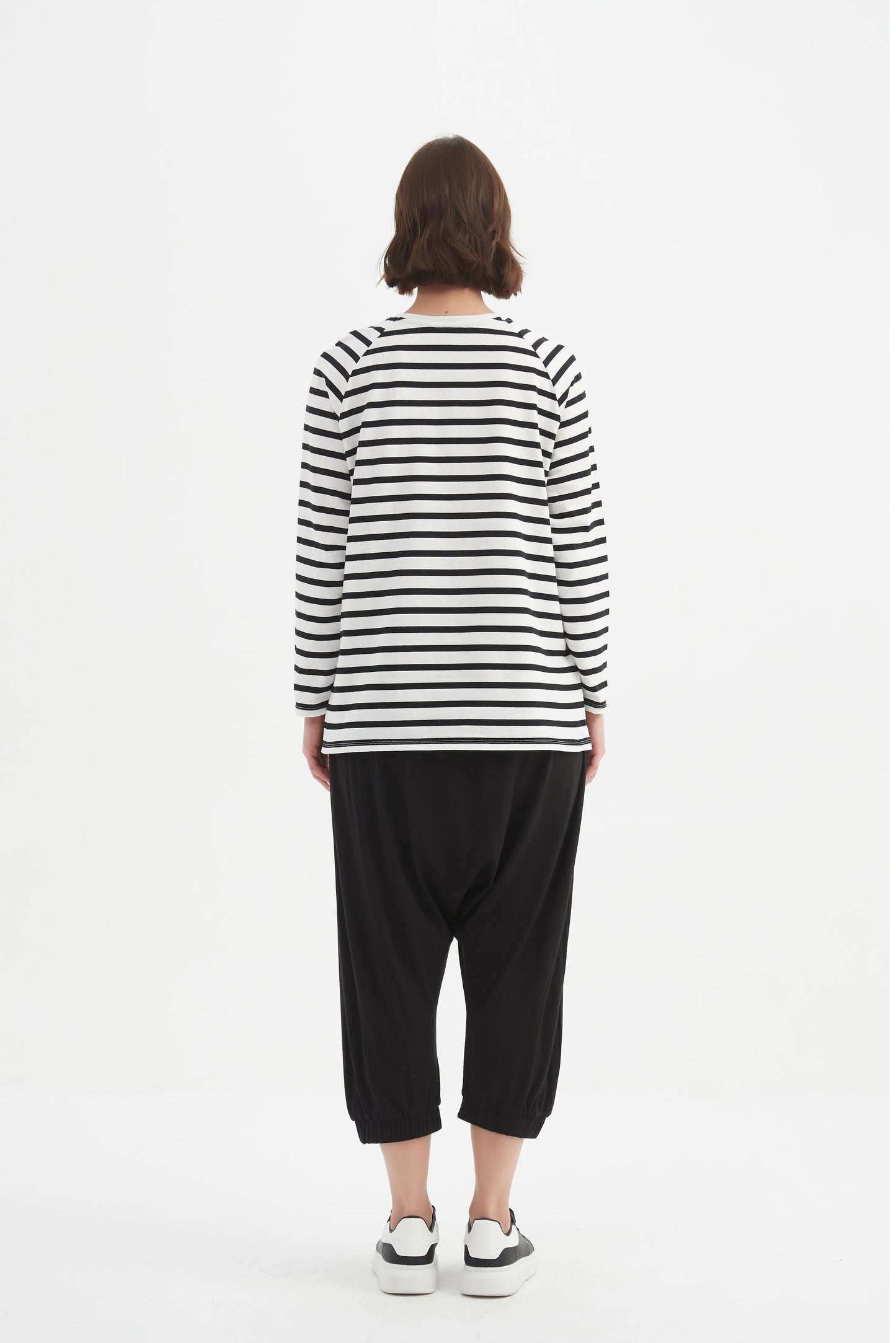 Stripe Long Sleeve Weekend T-Shirt