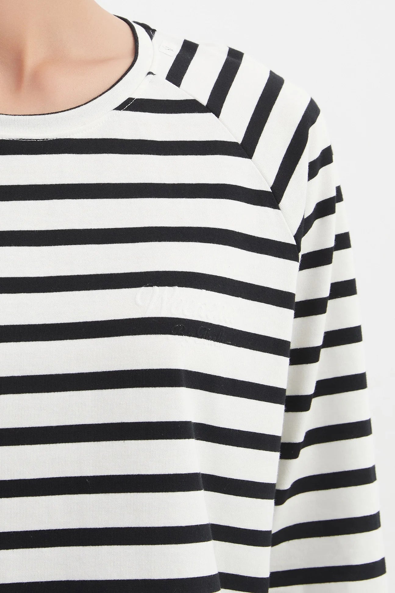 Stripe Long Sleeve Weekend T-Shirt