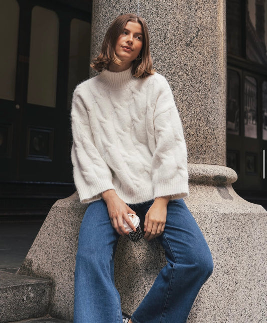 Chloe Chunky Cable Knit Sweater