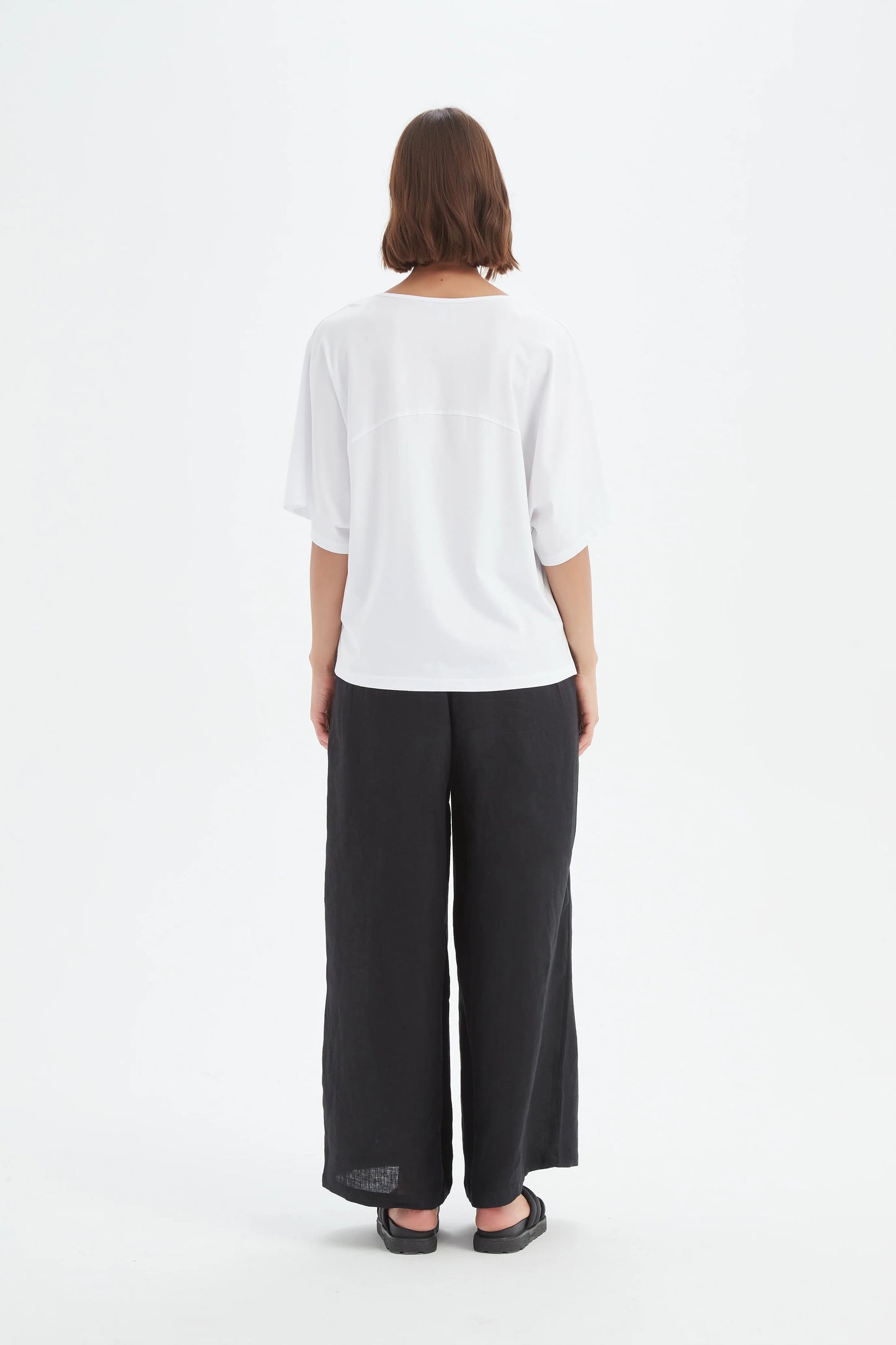 Wide Sleeve Yoke Tee
