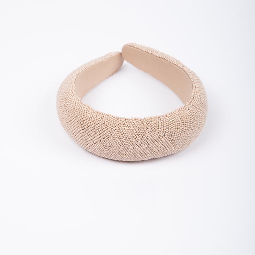 Beaded Solid Headband