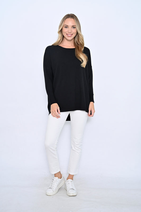 Ellie Plain Fine Knit Tunic