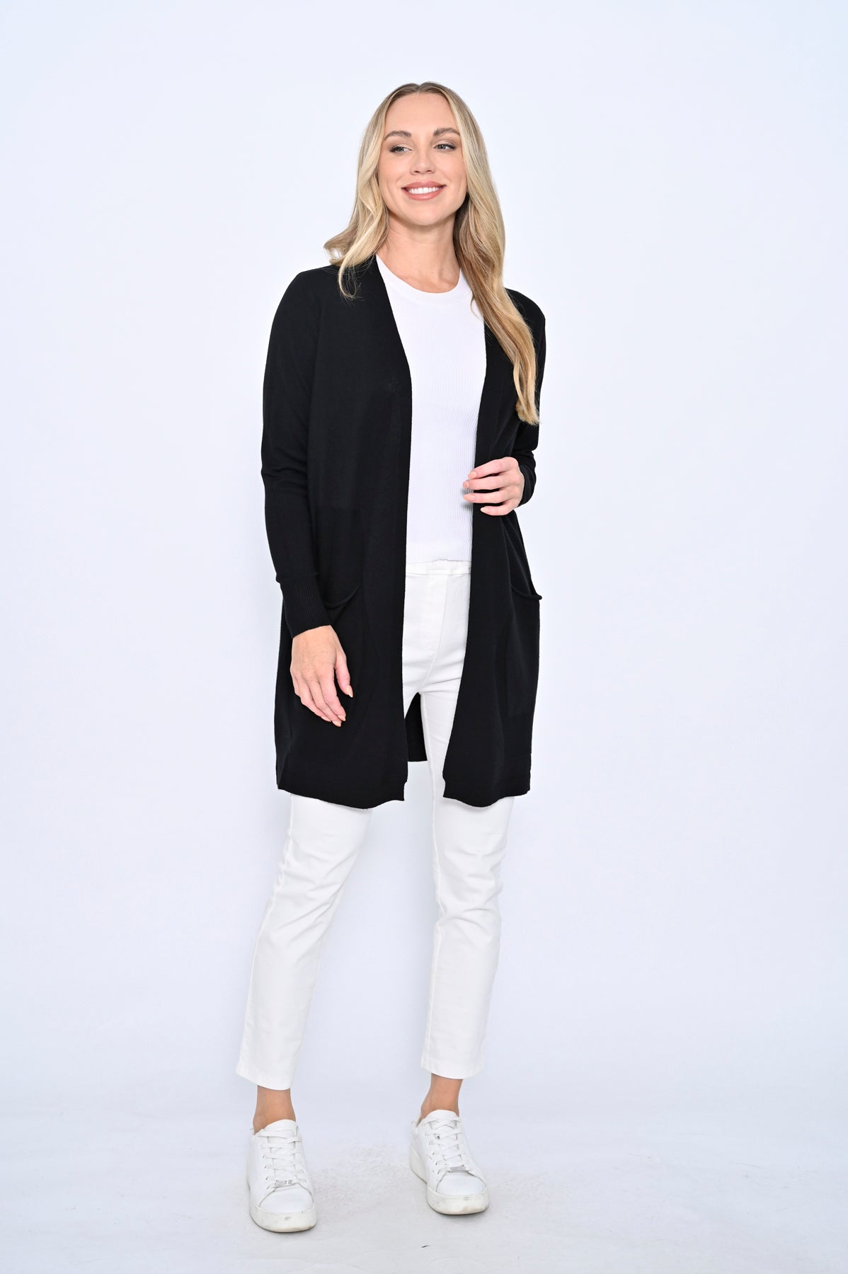 Opal Side Pocket Long Knit Cardigan