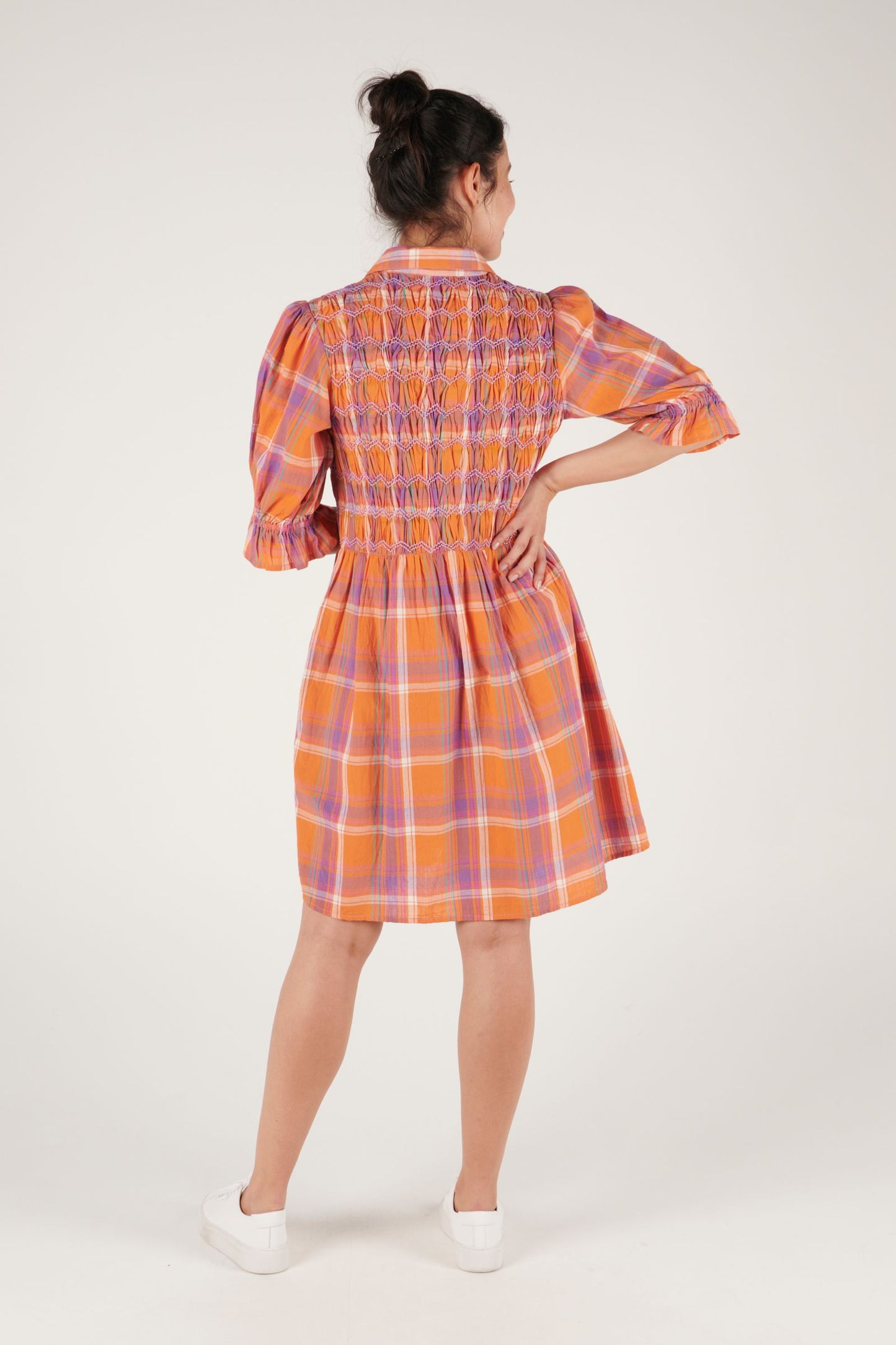 Shirred Bodice Dress