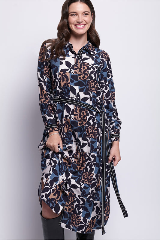 On The Strip Shirt Dress