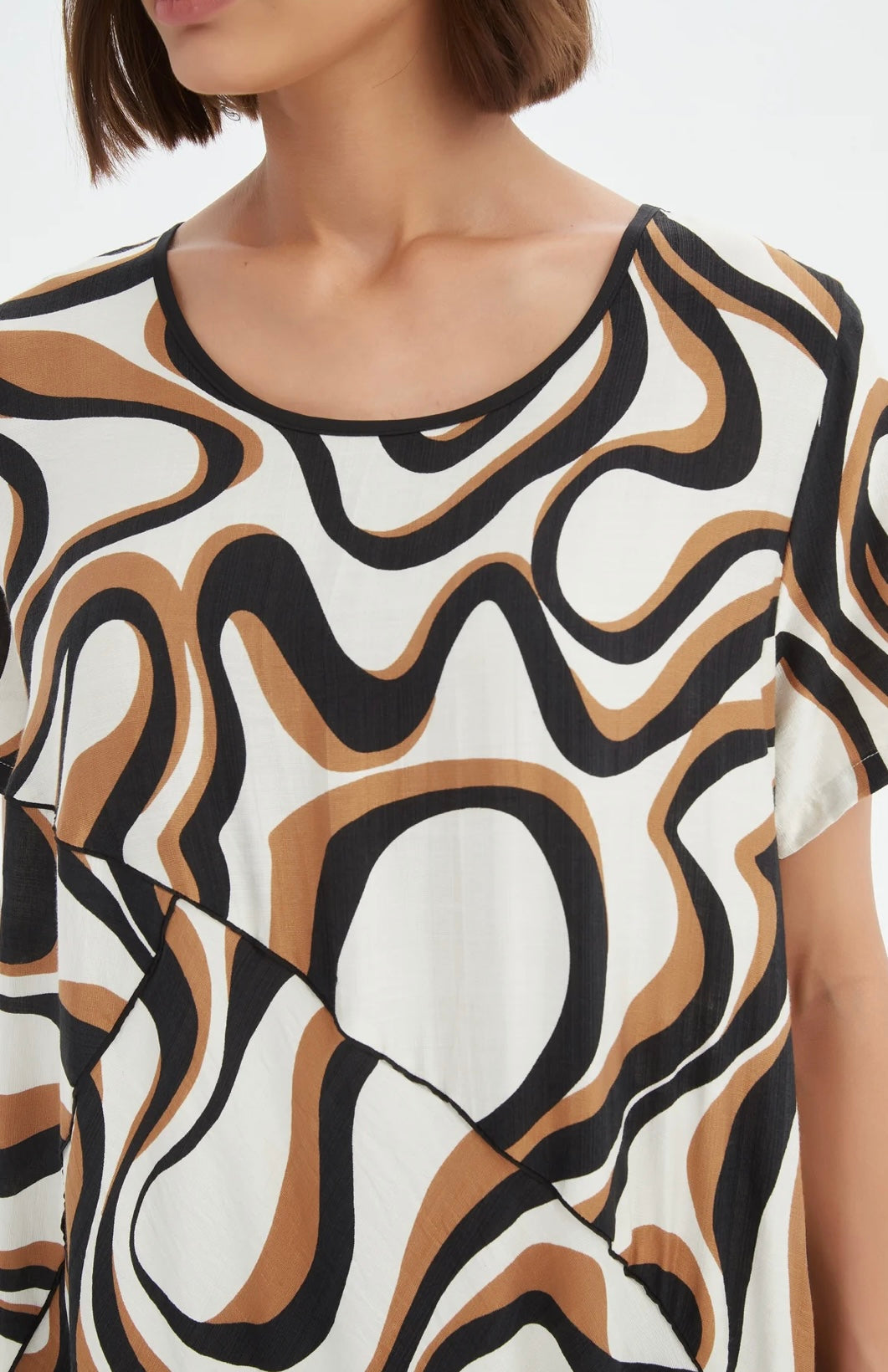 Panel Print Dress