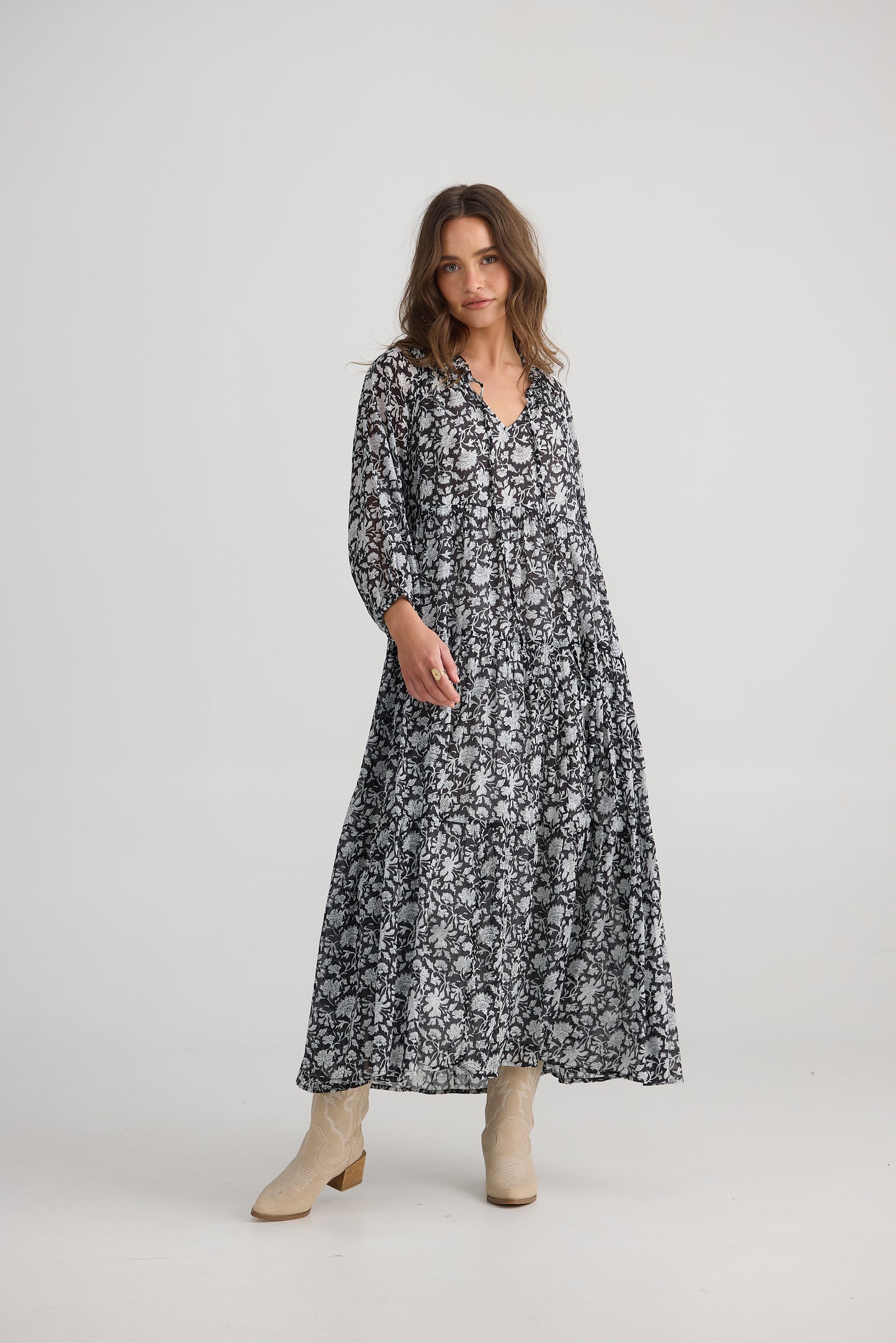 Damascus Mid Sleeve Dress