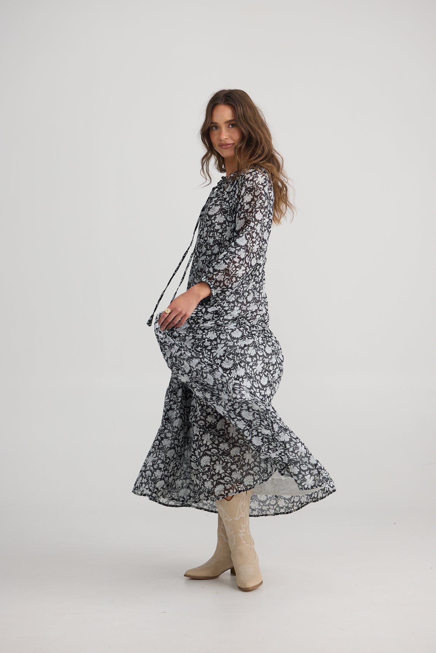 Damascus Mid Sleeve Dress