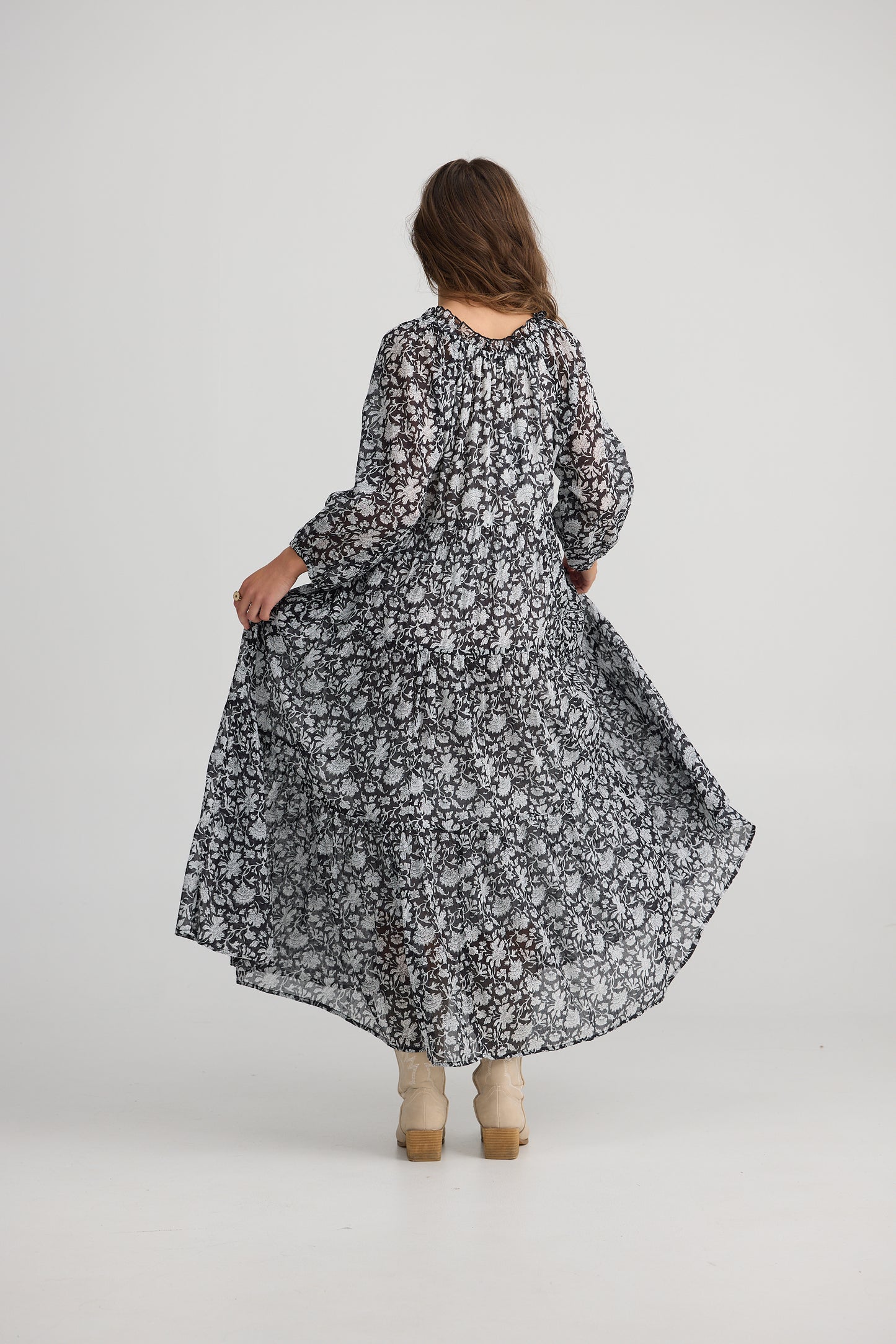 Damascus Mid Sleeve Dress
