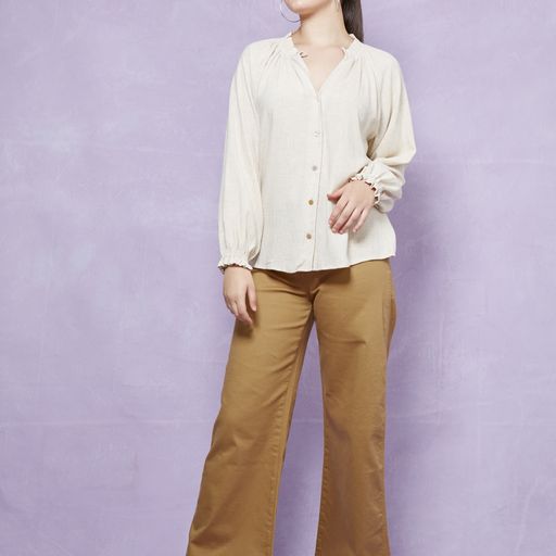 Vera Pleat Blouse