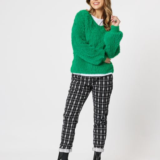 Stella Check Stretch Jogger