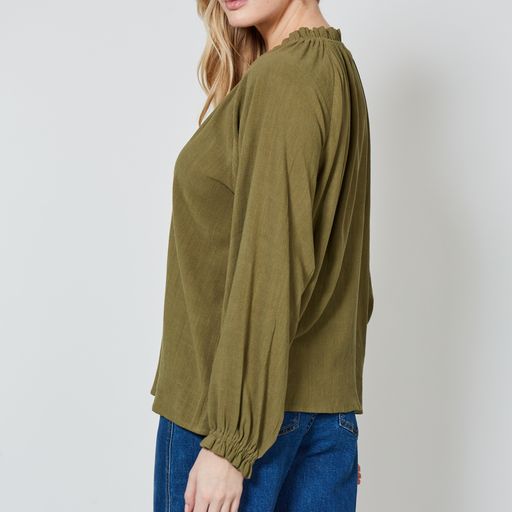 Vera Pleat Blouse