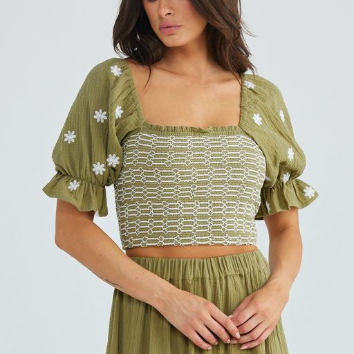 Savannah Short Sleeve Top