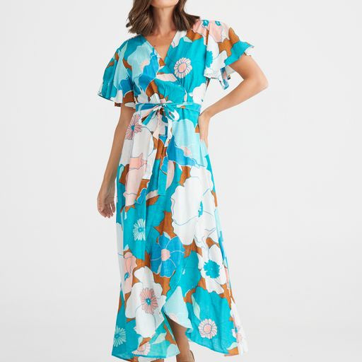 Tropics Wrap Dress