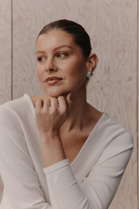 Aman Round Earrings