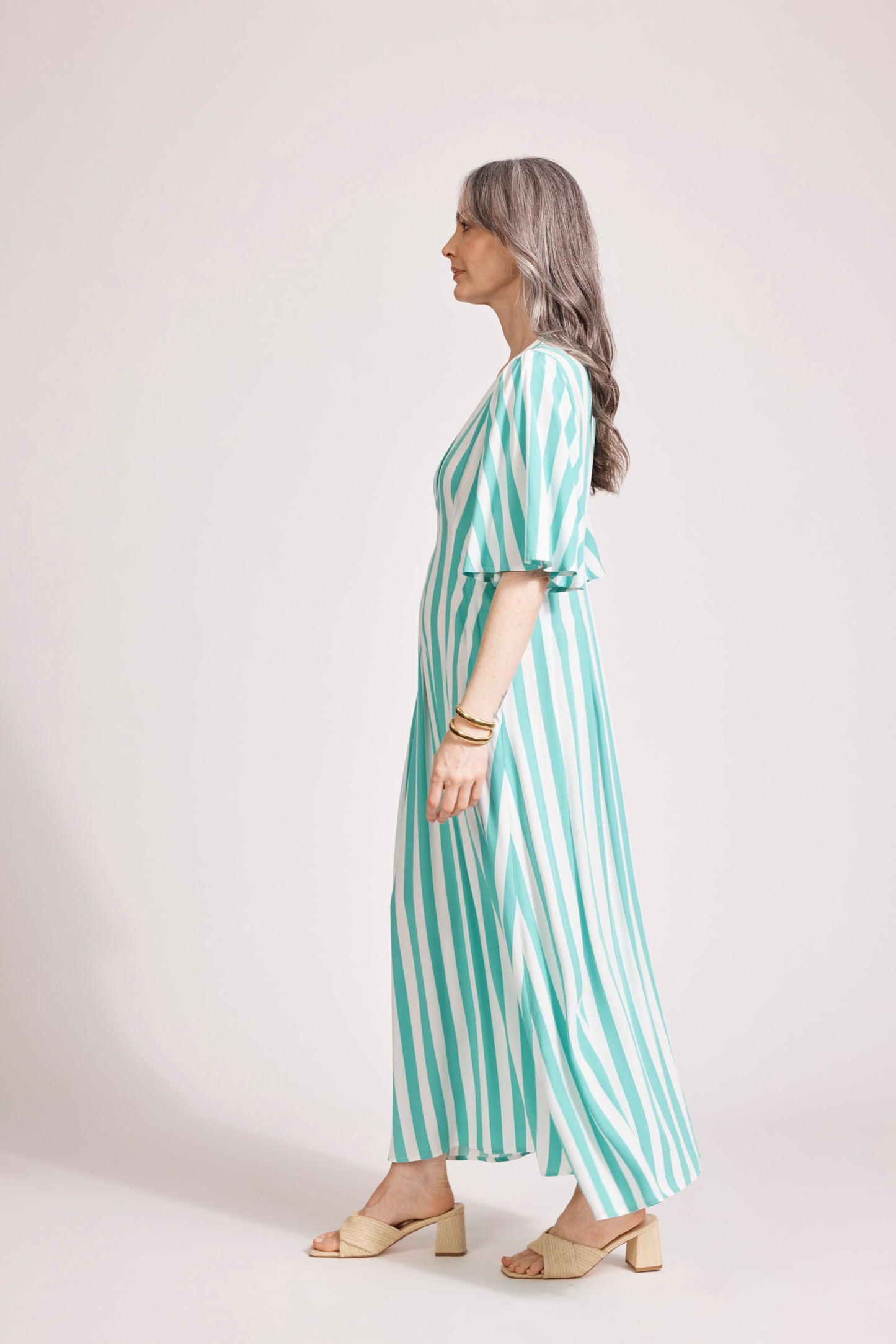 Treville Stripe Maxi Dress
