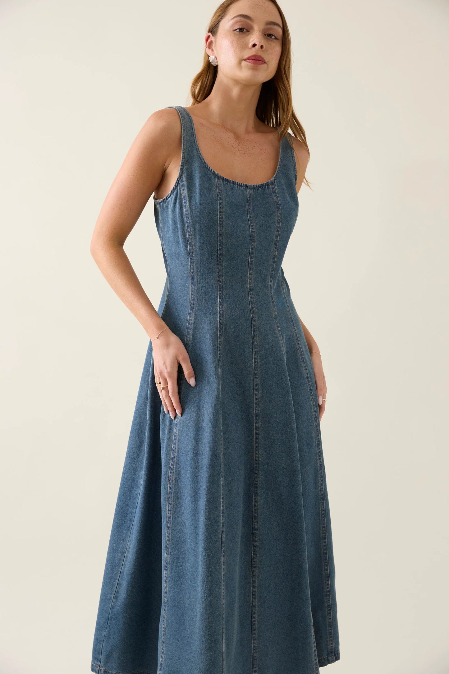 Sofie Denim Tank Dress