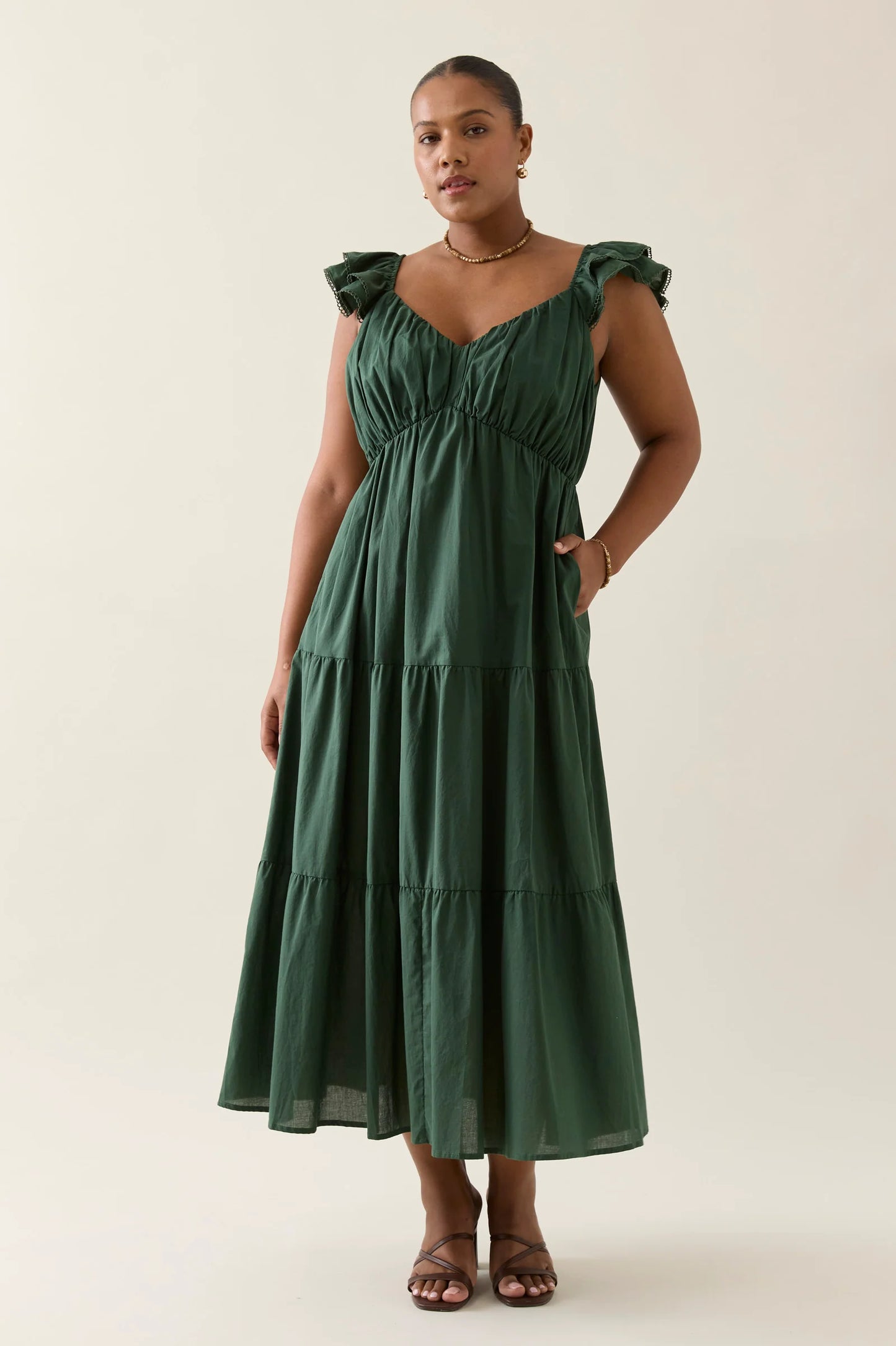 Aurora Frill Tank Dress