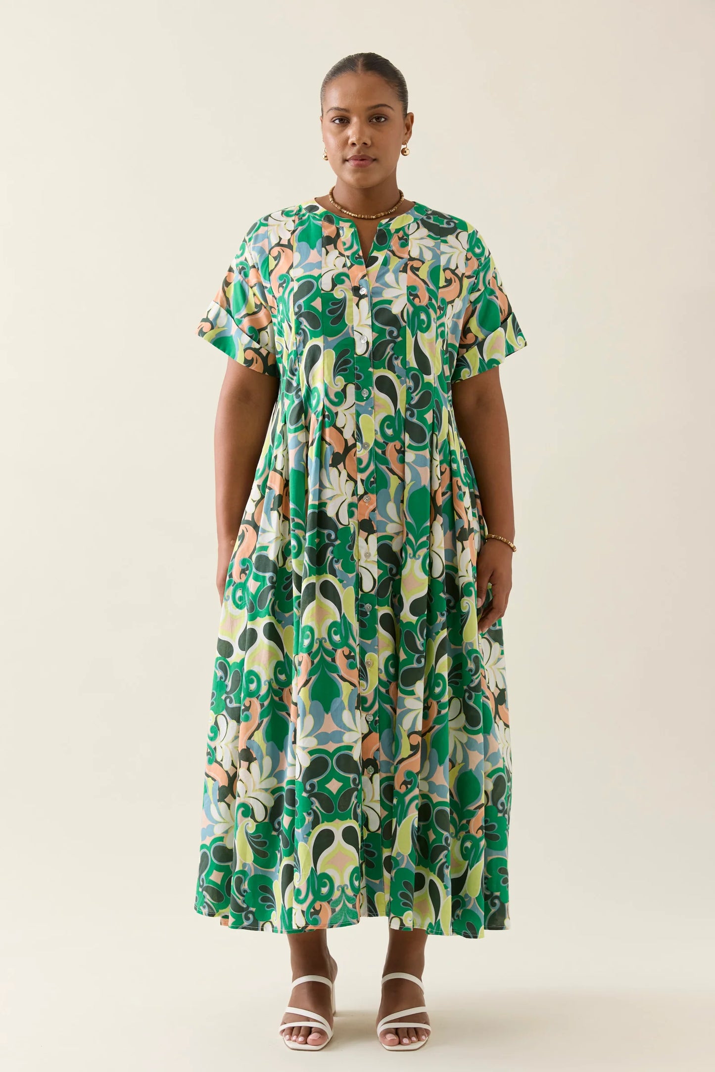 Aurora Pleat Maxi