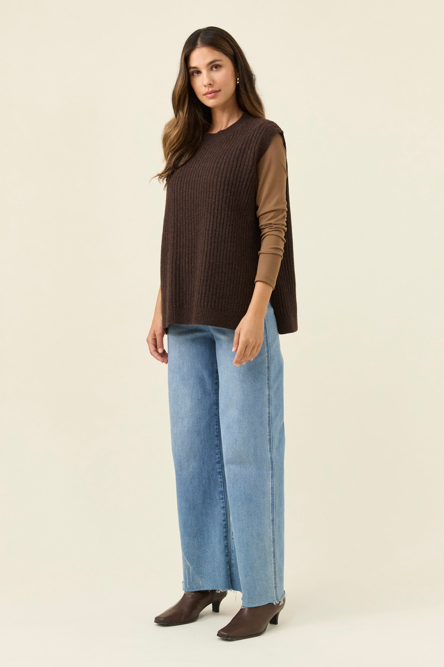 Miru Crew Knit Vest