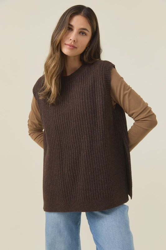 Miru Crew Knit Vest