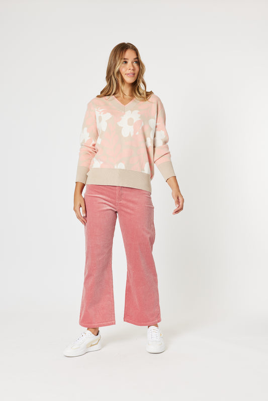 Pasadena V Neck Knit
