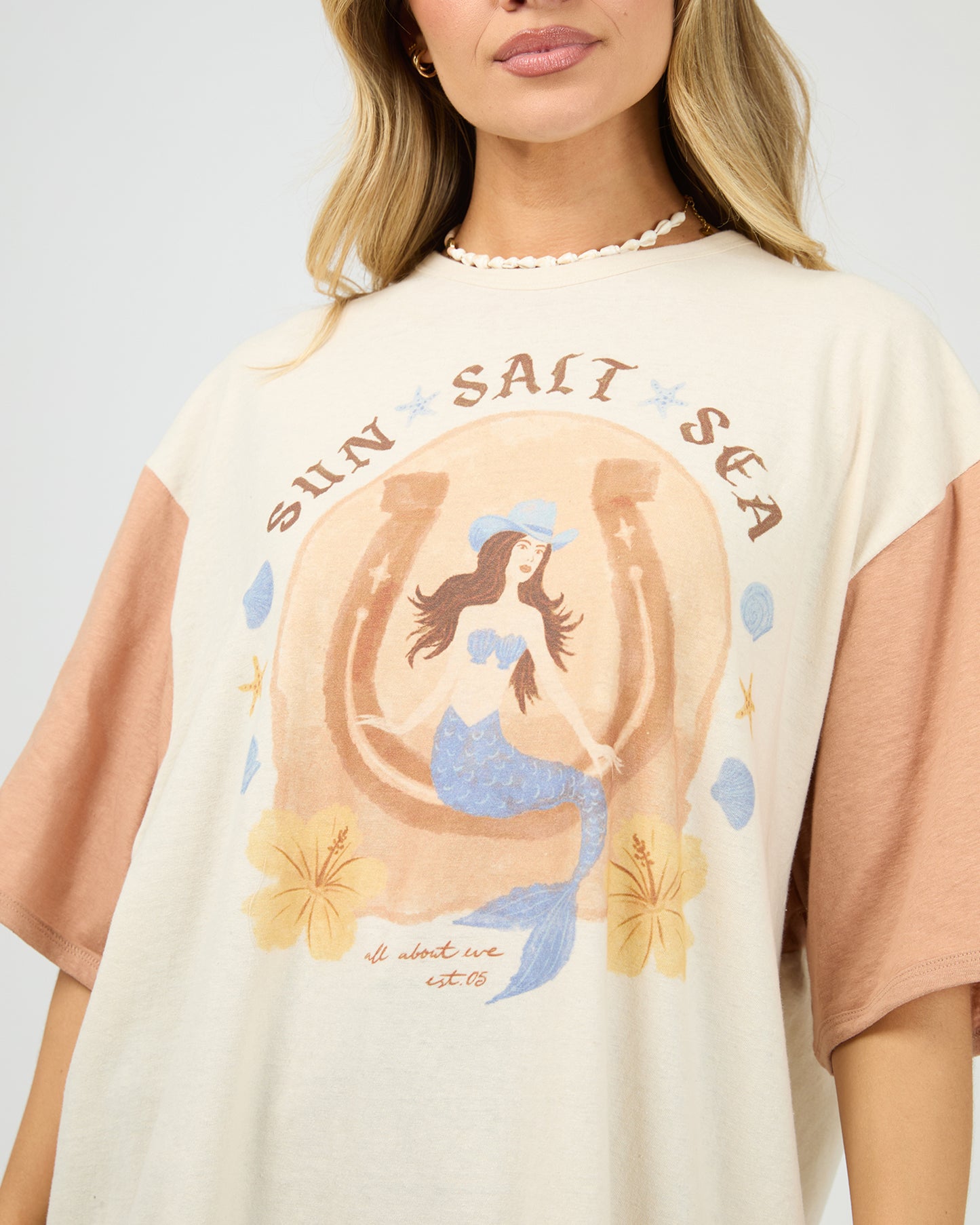 Sun Salt Sea Oversized Tee