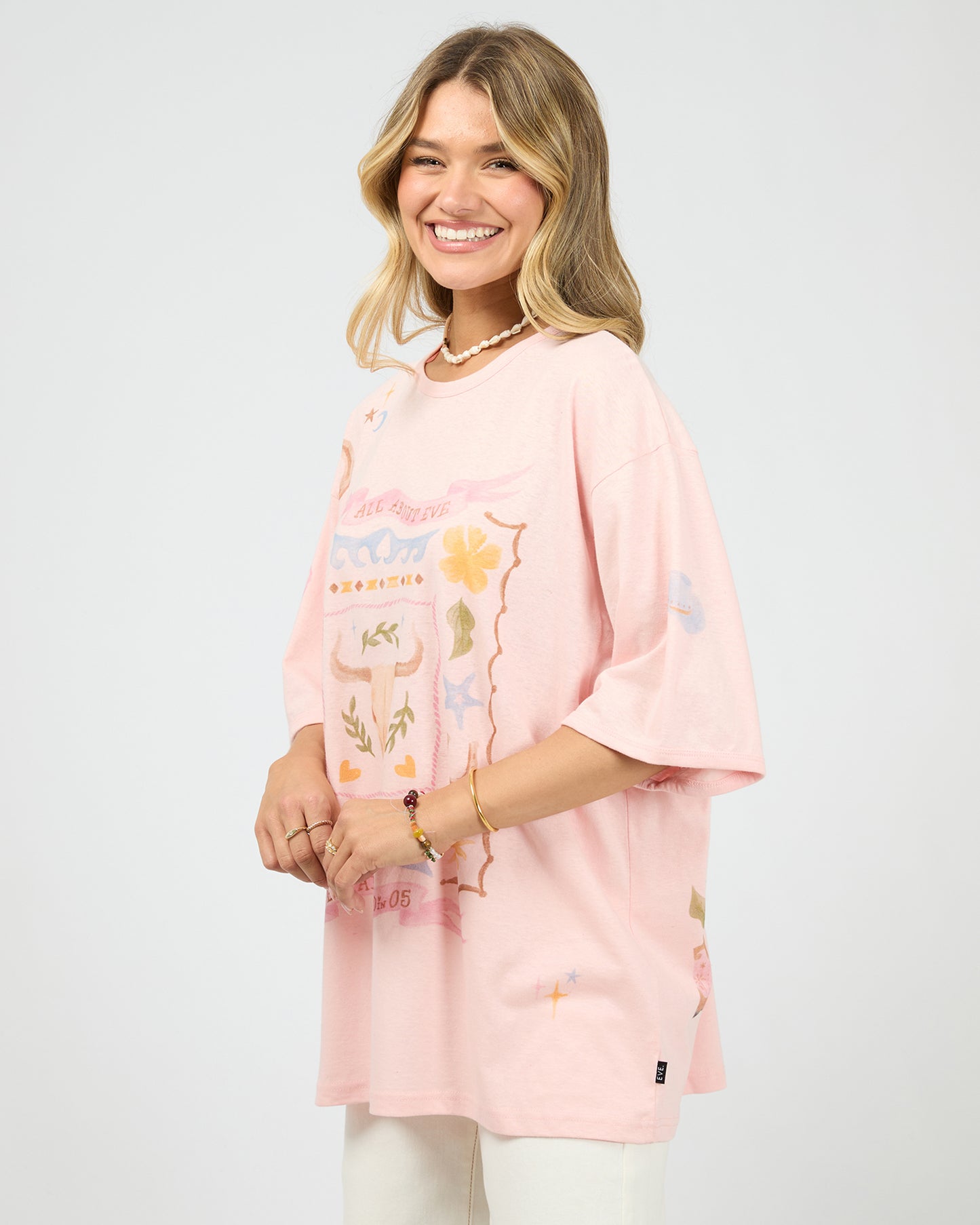 Aloha Howdy Oversized Tee