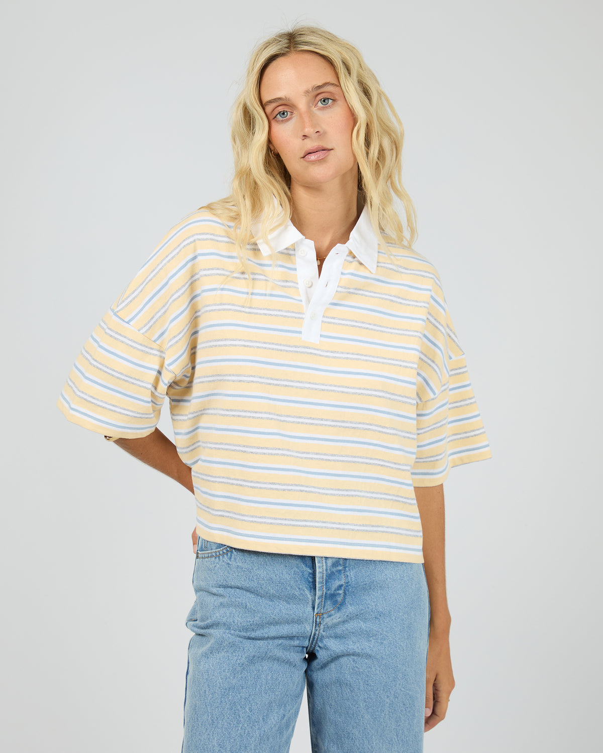 Junie Stripe Rugby Tee