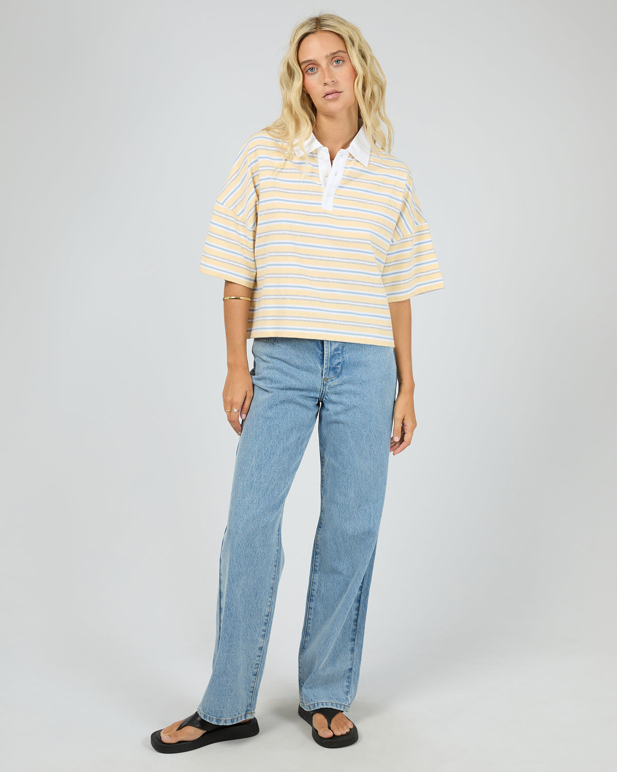 Junie Stripe Rugby Tee