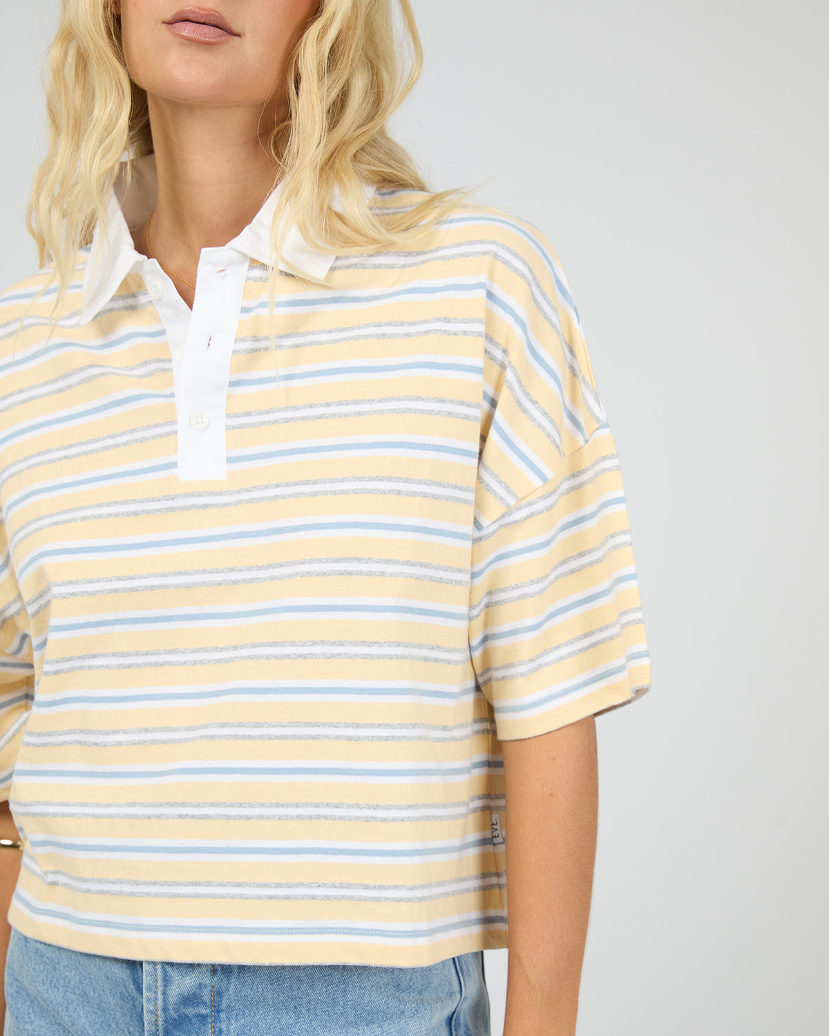 Junie Stripe Rugby Tee