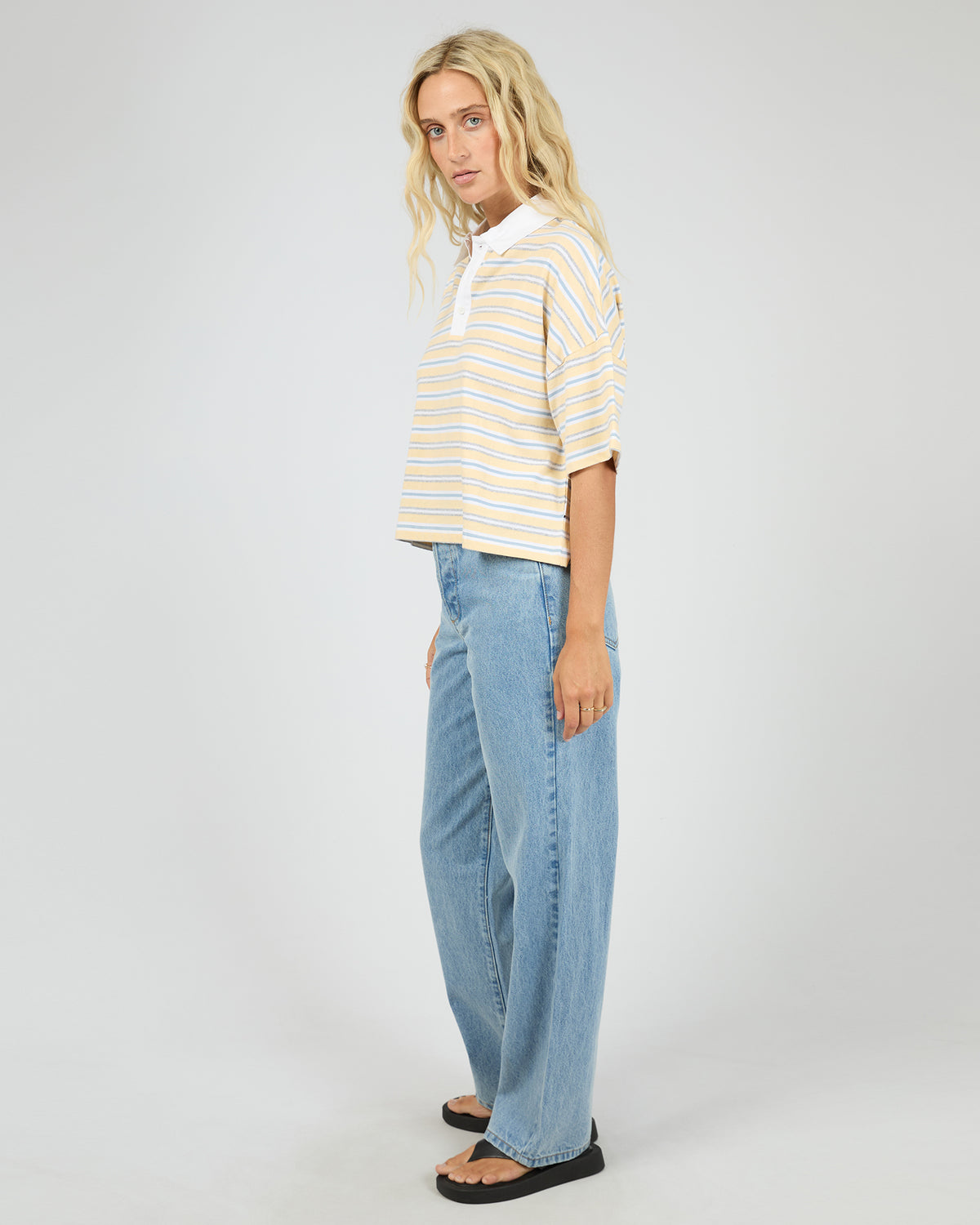 Junie Stripe Rugby Tee